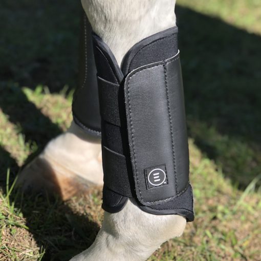 Set De Boots EquiFit CWD Luxe Leather - Taille 3 (M/L) - Cuir Noir - Pour Tendon/fetlock - Occasion