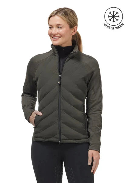 Kerrits EquiTech Hybrid Quilted Riding Jacket | Fir