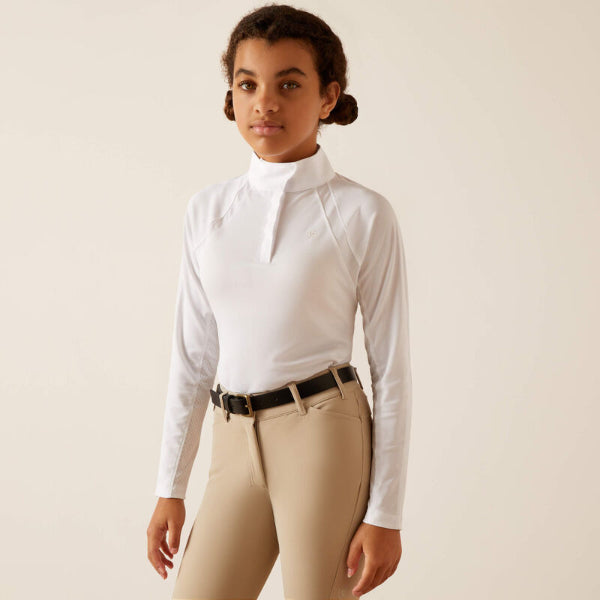 Ariat Youth Sunstopper Show Shirt 3.0 | White