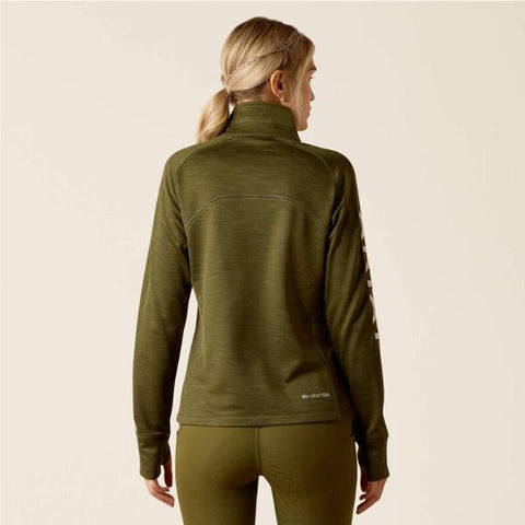 Ariat Tek Team 1/2 Zip Sweatshirt | Winter Moss