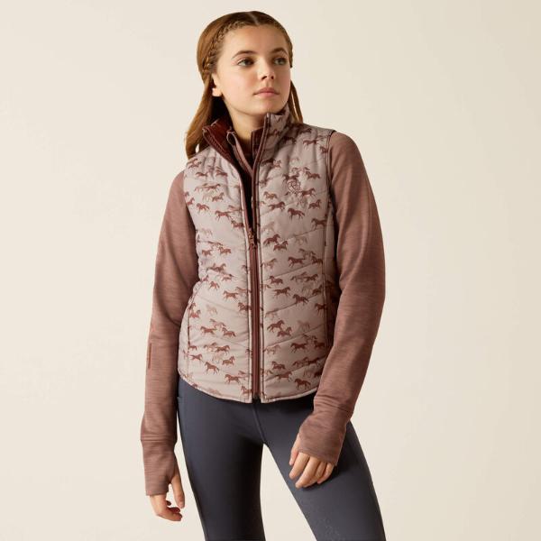 Ariat Youth Bella Reversible Insulated Vest | Scattering Horses