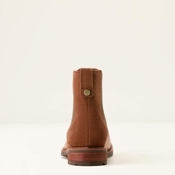 Ariat Wexford Chelsea Boot | Metallic Pearl/Polo Brown