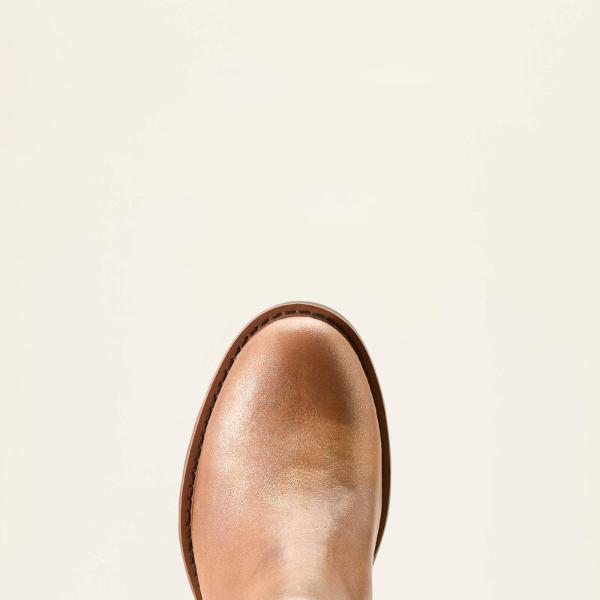 Ariat Wexford Chelsea Boot | Metallic Pearl/Polo Brown