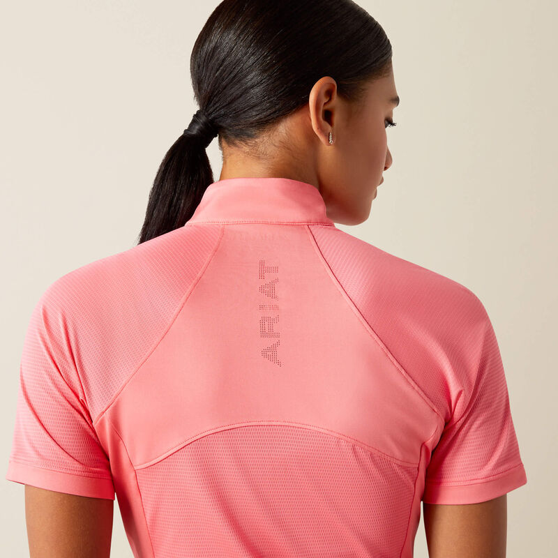 Ariat Ladies Soquel 1/4 Zip - Coral