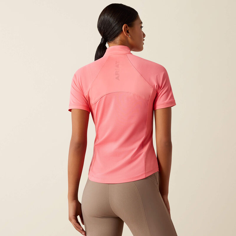 Ariat Ladies Soquel 1/4 Zip - Coral