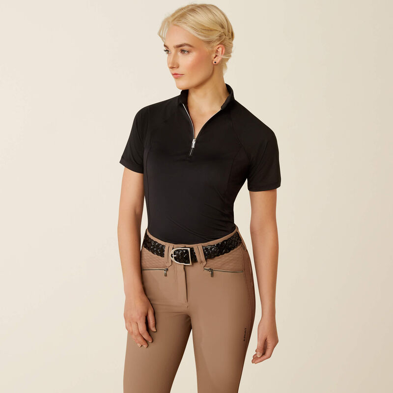 Ariat Ladies Soquel 1/4 Zip - Black