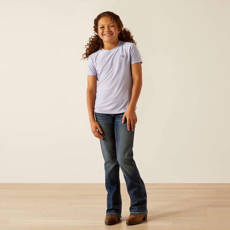 Ariat Youth Laguna Short Sleeve T-Shirt | Lavender