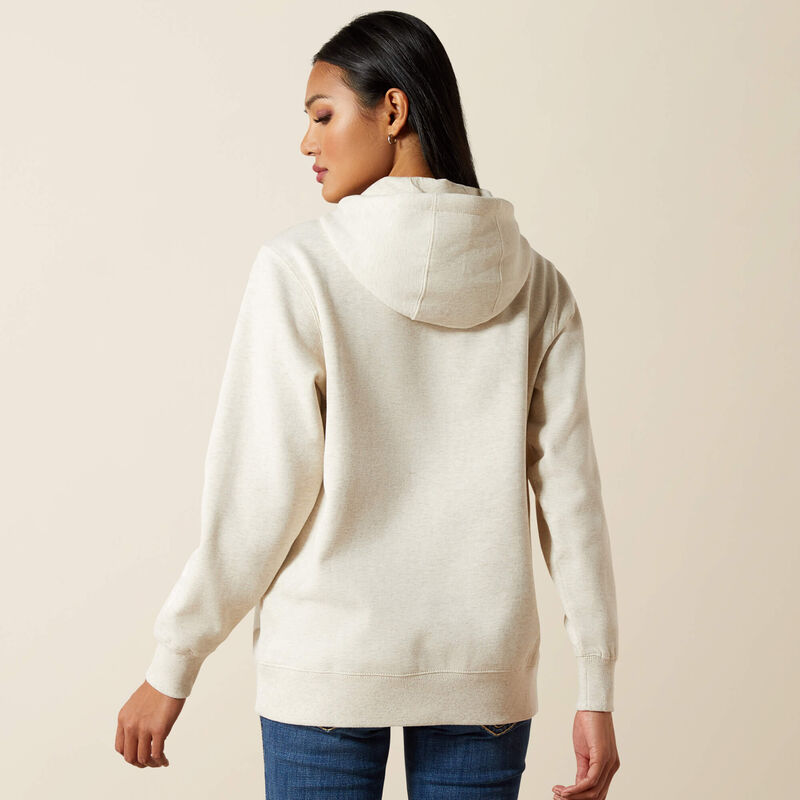 Ariat Logo 2.0 Hoodie - Oatmeal Heather
