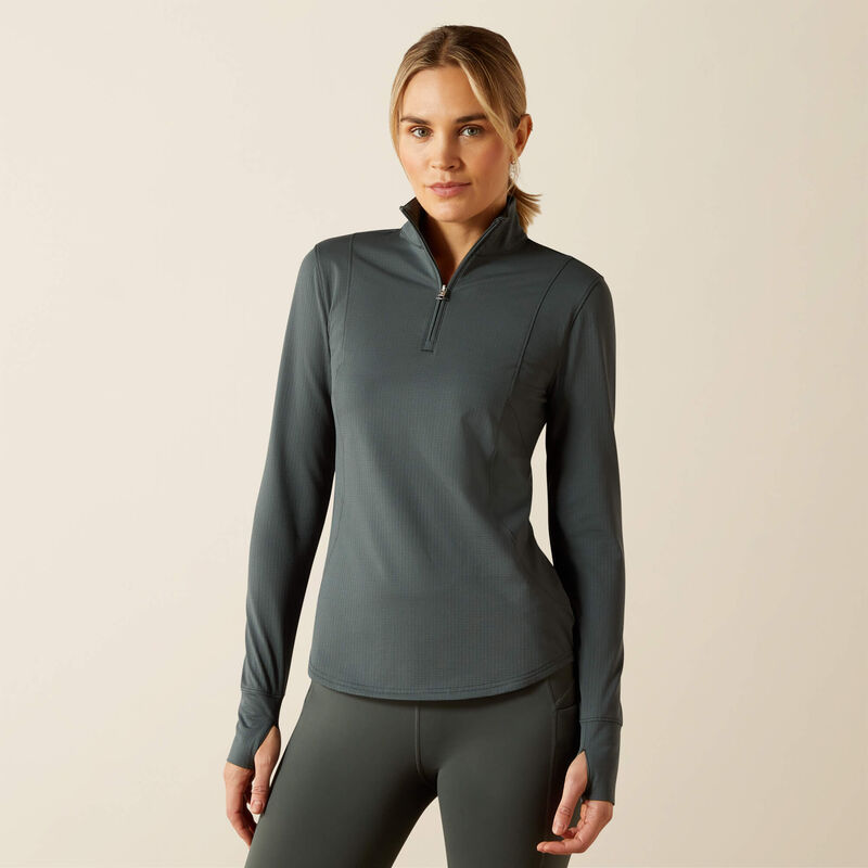 Ariat Gridwork 2.0 1/4 Zip Baselayer - Urban Chic
