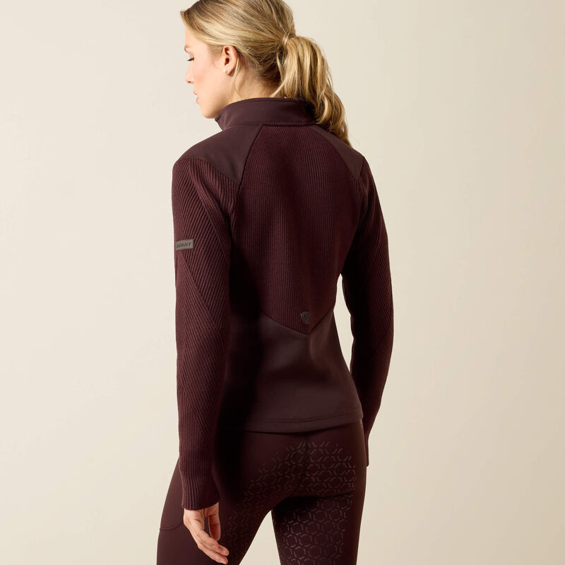 Ariat Skadi Full Zip -  Chocolate Plum