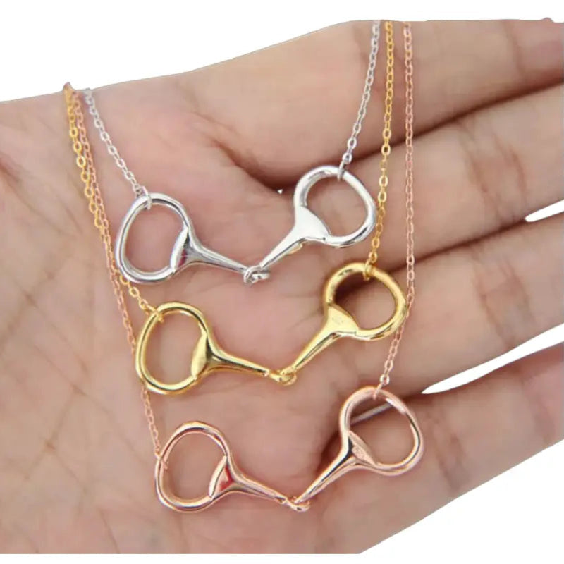 Equestrian Snaffle Bit Necklace