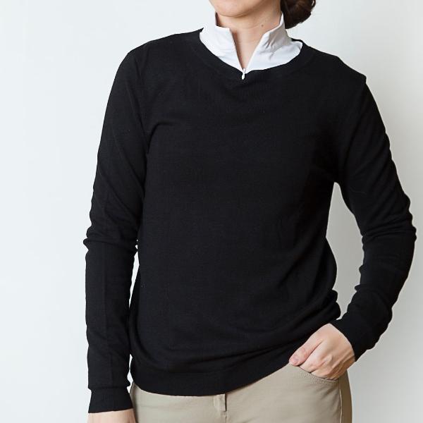 TKEQ ESSENTIAL™ Crewneck Sweater | Classic Black