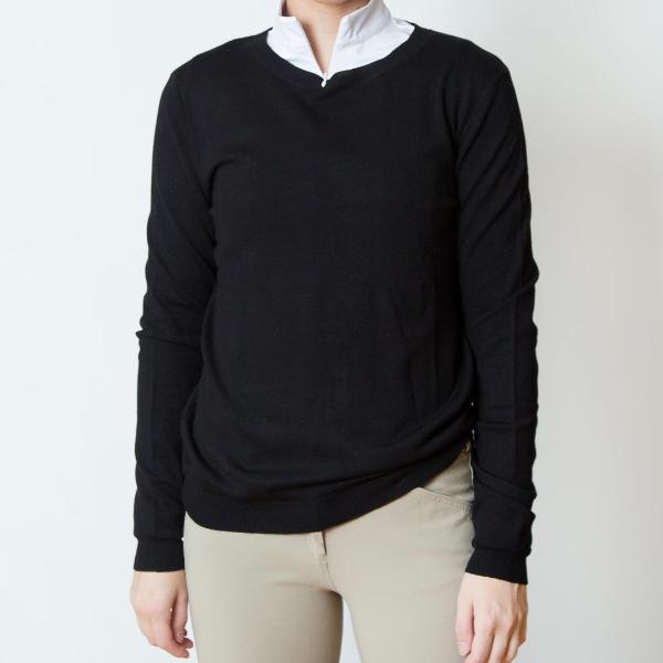 TKEQ ESSENTIAL™ Crewneck Sweater | Classic Black