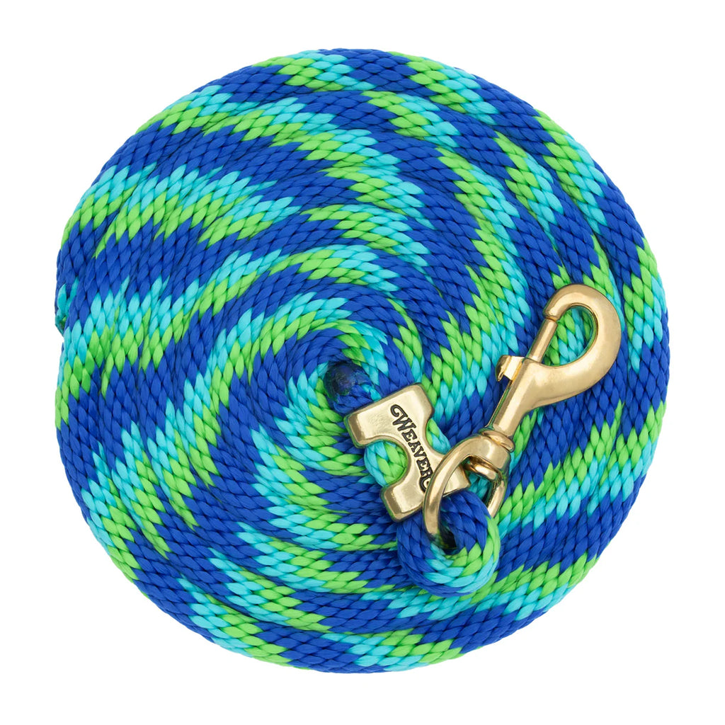Weaver Poly Lead Rope with a Solid Brass 225 Snap