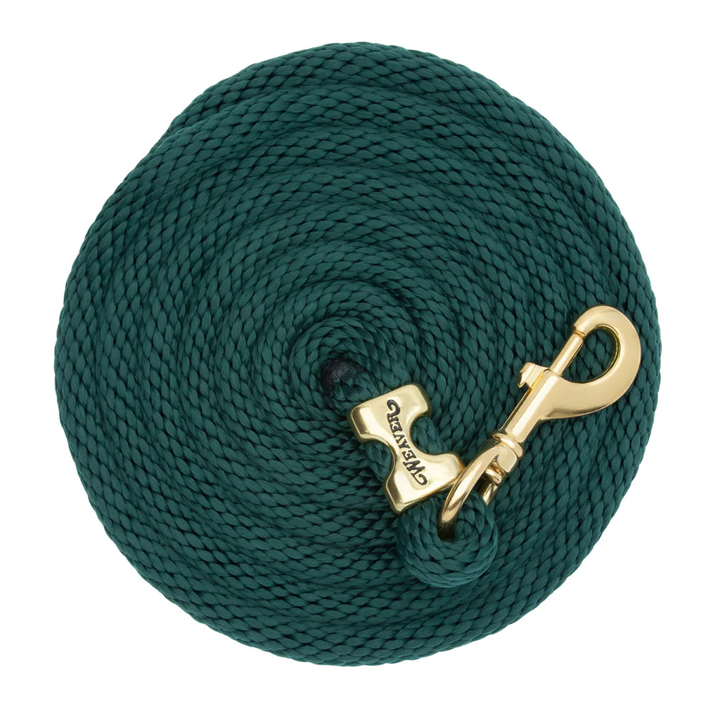 Weaver Poly Lead Rope with a Solid Brass 225 Snap