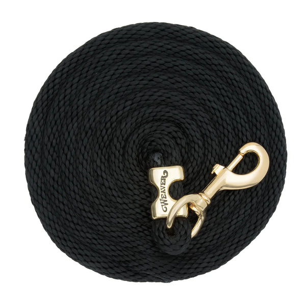 Weaver Leather Guinzaglio Per Cavalli In Polipropilene - Morbido Con Moschettone In Ottone Massiccio - Lunghezza 10 Metri