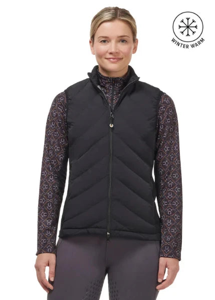 Kerrits EquiTech Hybrid Quilted Riding Vest | Black