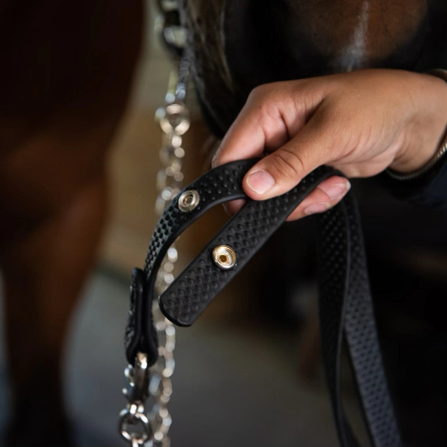PRO4MANCE | Com4rt Grip Horse Lead w/ Chain
