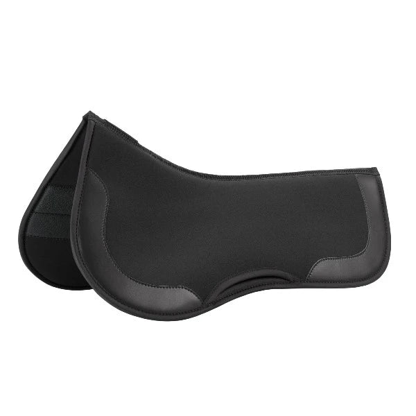 EquiFit Thin ImpacTeq® Half Pad with Shims | Smooth Black