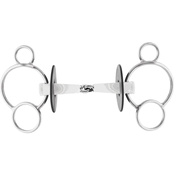 Herm Sprenger | Nathe 3-Ring Bit - Single Jointed | 5"