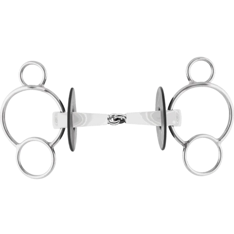 Herm Sprenger | Nathe 3-Ring Bit - Single Jointed | 5"