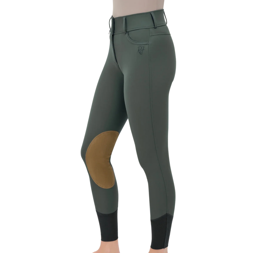 R.J. Classics Ladies Olivia Luxe-Tek Breech - Pewter Green