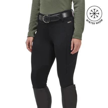 Kerrits Ladies Sit Tight Wind Pro® Knee Patch Tight | Black