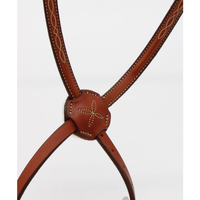 Edgewood Leather Fancy Raised Figure 8 Noseband