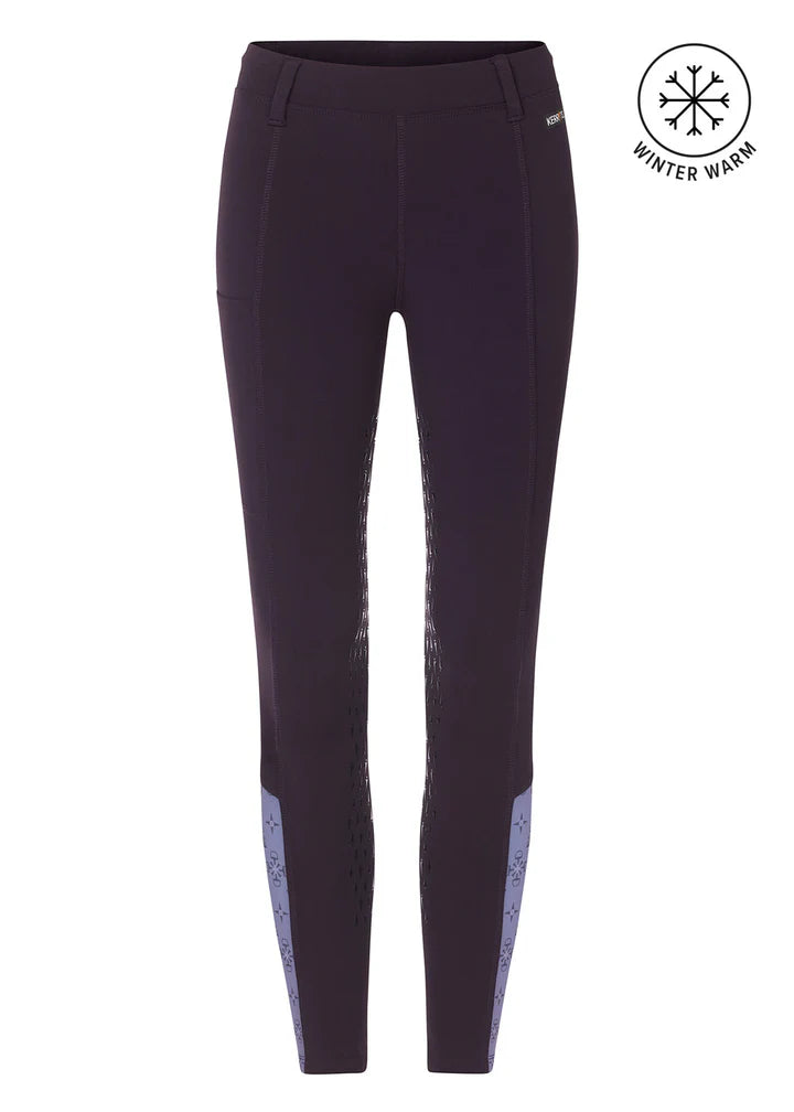 Kerrits Kids Thermo Tech Riding Tight - Plumnoir