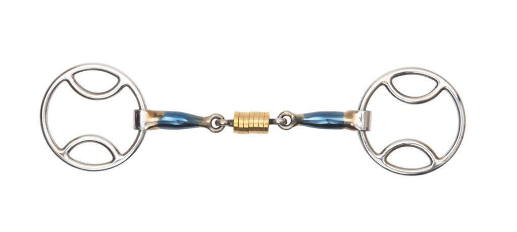 Shires Blue Sweet Iron Bevel with Roller Link