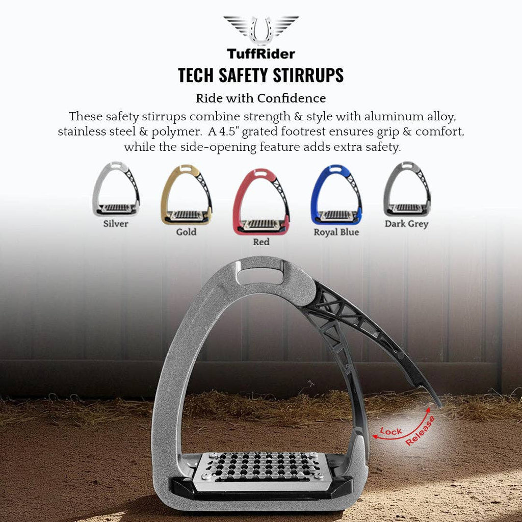TuffRider Tech Safety Stirrups-1.8lbs