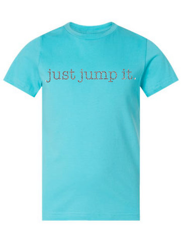 Equine & Design | Youth Just Jump It Short Sleeve Tee