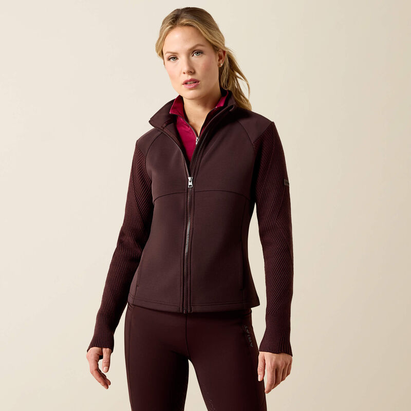 Ariat Skadi Full Zip -  Chocolate Plum