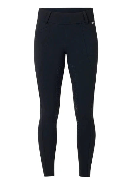 Fusion Fleece-Lined Full Leg Clinic Tight | Black