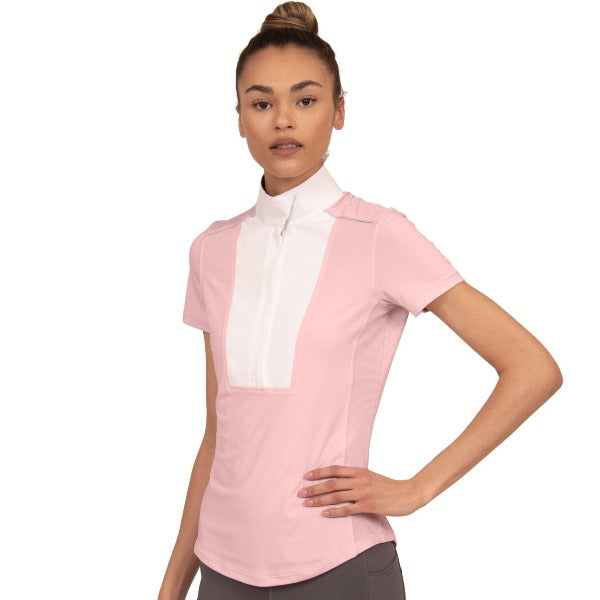 Chestnut Bay Ladies SkyCool® Liberty Short Sleeve Show Shirt - Blush