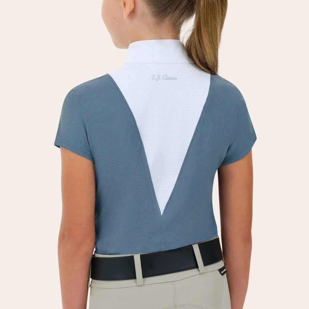 R.J. Classics Girls Celeste Jr. Show Shirt - Atlantic