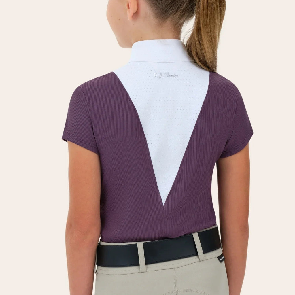 R.J. Classics Girls Celeste Jr. Show Shirt - Grape