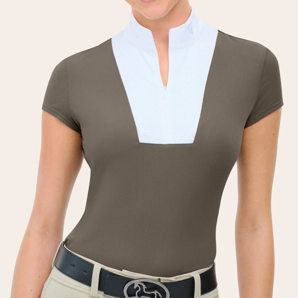 R.J. Classics Ladies Celeste Show Shirt - Taupe