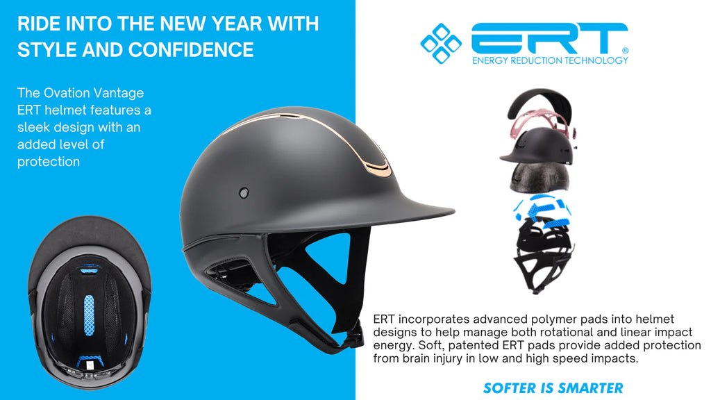 Ovation Vantage ERT Helmet - Black Matte