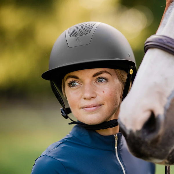 Equinavia Crown Mips® Riding Helmet - Black/Black