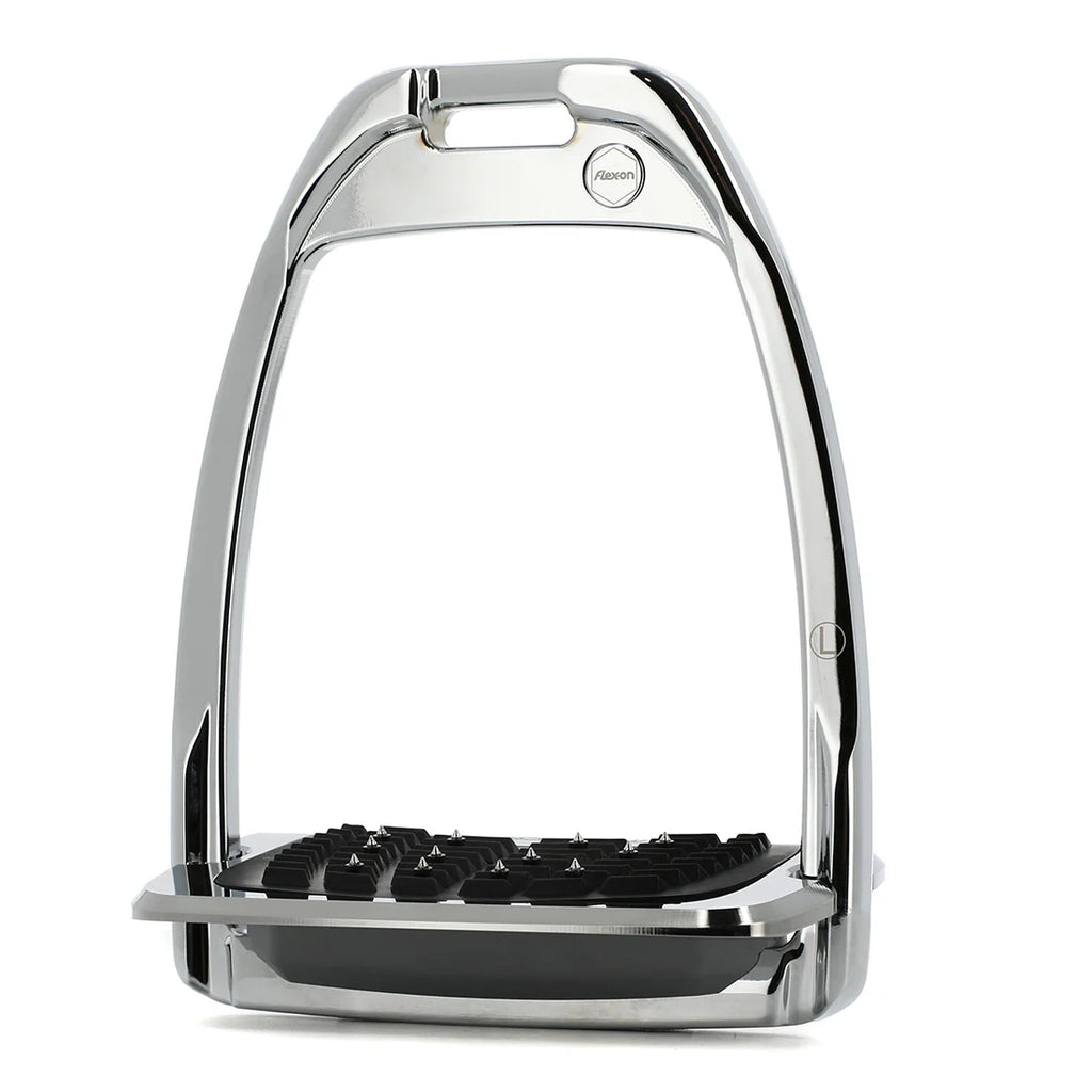 Flex-On Hunter H Stirrup Irons - Inclined, Ultra-Grip
