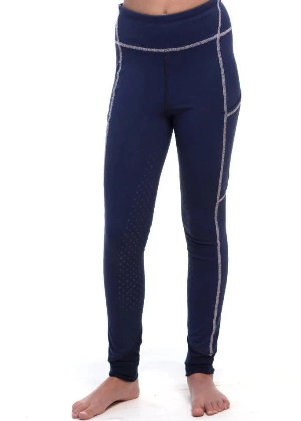 Goode Rider Girls performance Tight | Indigo