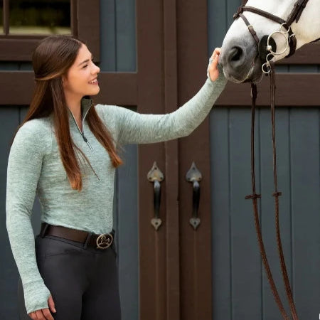 R.J. Classics Logan 1/4 Zip Shirt | Evergreen Heather
