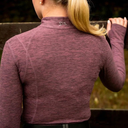 R.J. Classics Logan 1/4 Zip Shirt | Roan Rouge Heather