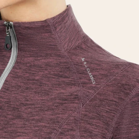 R.J. Classics Logan 1/4 Zip Shirt | Roan Rouge Heather
