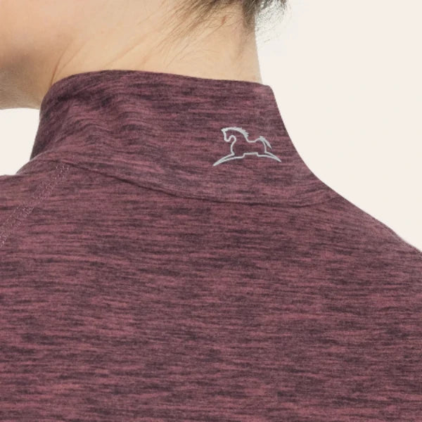 R.J. Classics Logan 1/4 Zip Shirt | Roan Rouge Heather