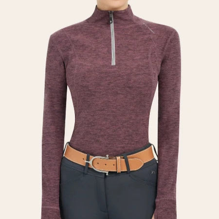 R.J. Classics Logan 1/4 Zip Shirt | Roan Rouge Heather
