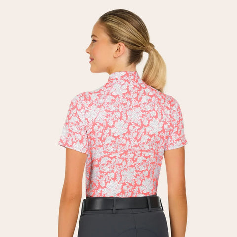 R.J. Classics Lucy 1/4 Zip | Coral Paisley