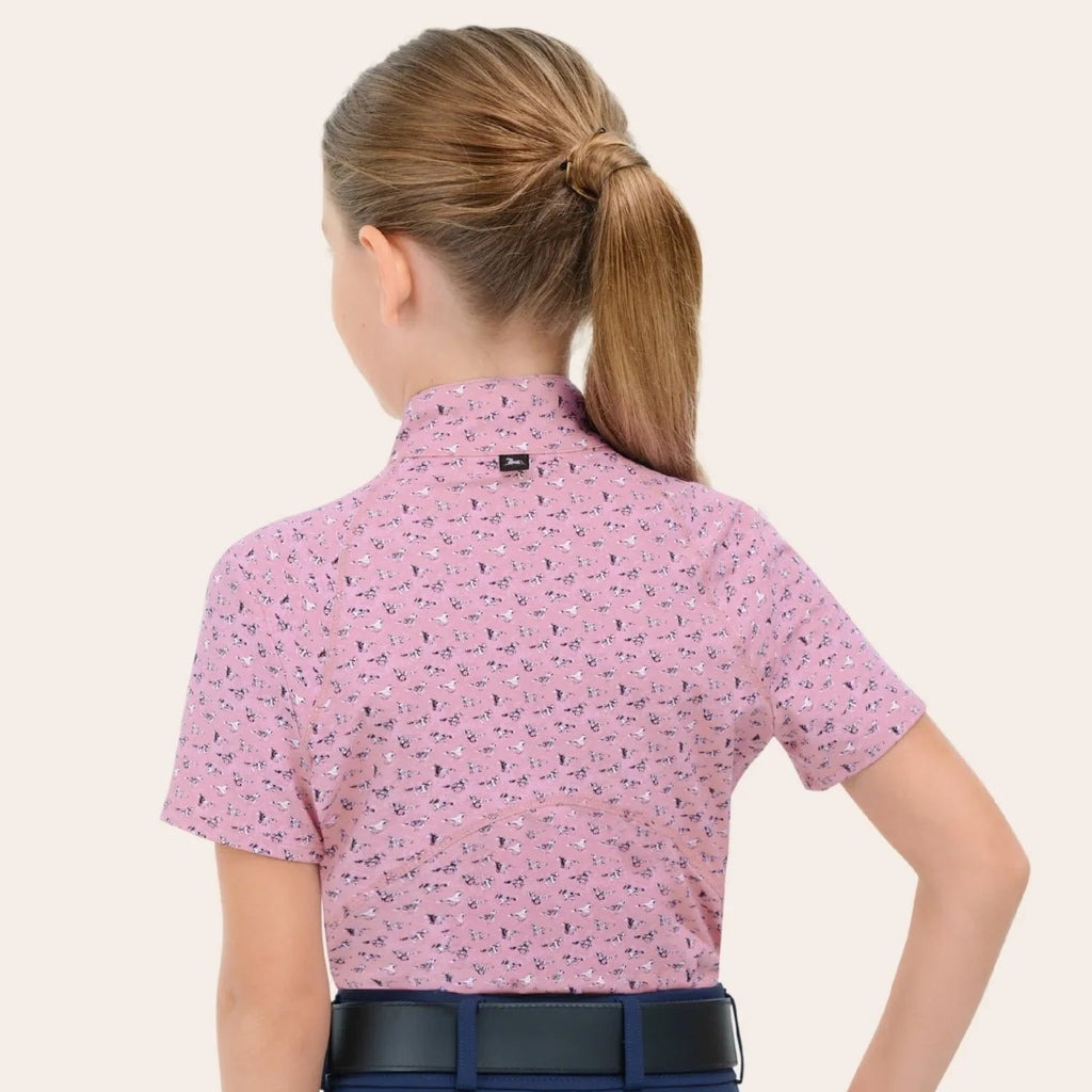 R.J. Classics Girls Lucy Jr. 2.0 1/4 Zip - Marbled Mares