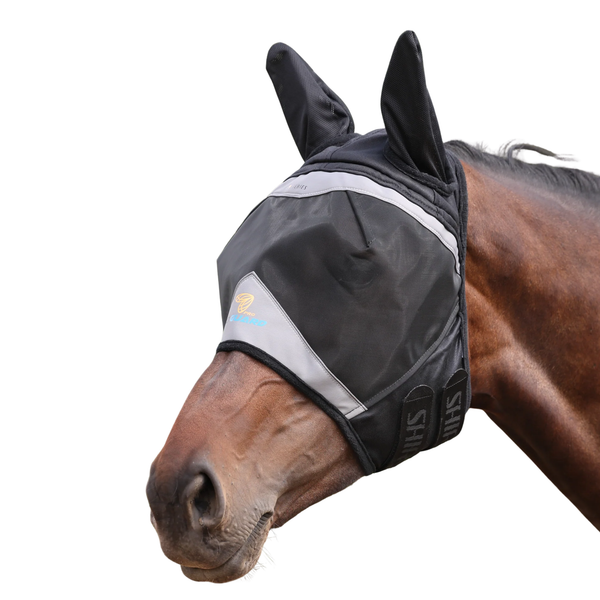 Shires FlyGuard Pro Fine Mesh Fly Mask with Ears